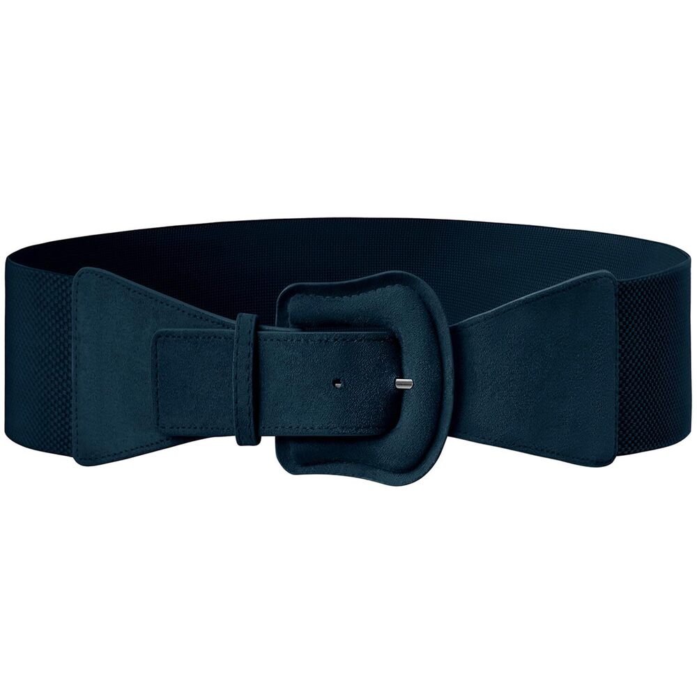 2451 Suede Womens Elastic Wide Belts For Dresses Fashion Stretchy Waist Belt